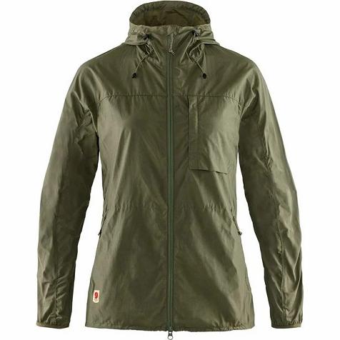 Fjallraven Women High Coast Trekking Jacket Green PH163197 Philippines